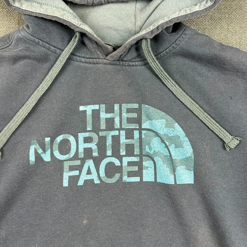 The North Face Hoodie Mens‎ Small Blue Sweatshirt Outdoor Hiking Casual Workwear